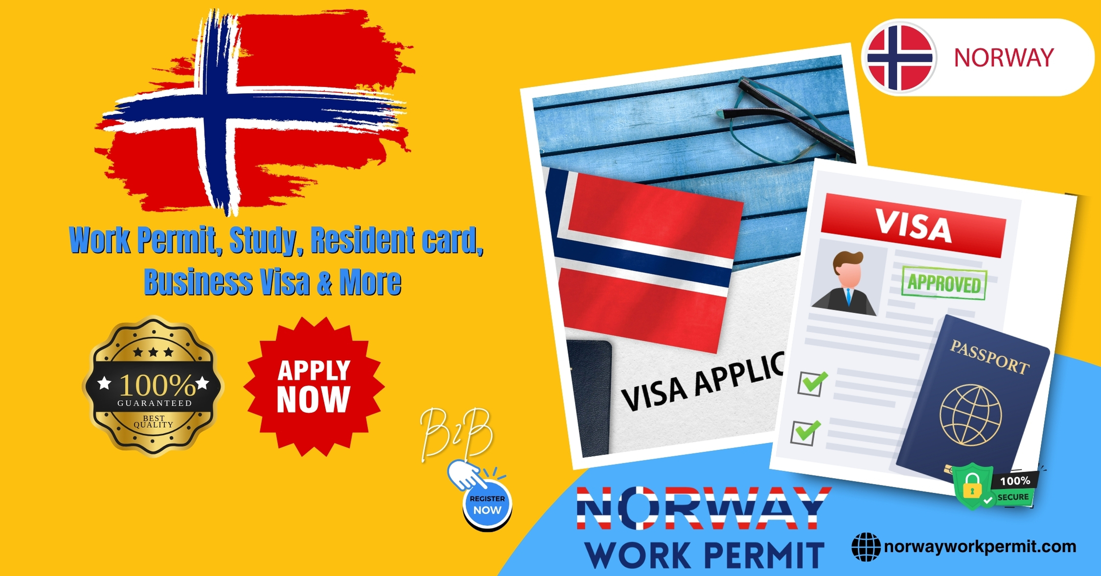 Norway Work Permit Visa & Business Resident Visa Requirements for Nepali Citizens